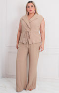 Conjunto beige liso - CONJUNTO CURVY Boutiquemirel 