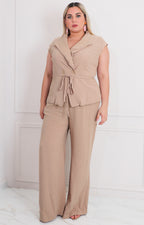 Conjunto beige liso - CONJUNTO CURVY Boutiquemirel 