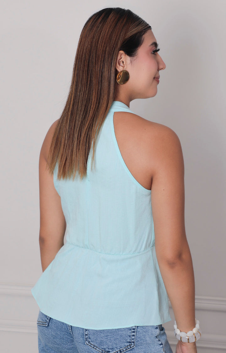 Blusa halter con hebilla - BLUSAS REGULAR Boutiquemirel 