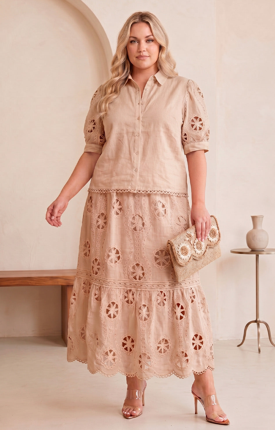 Conjunto de guipur - CONJUNTO CURVY Boutiquemirel 
