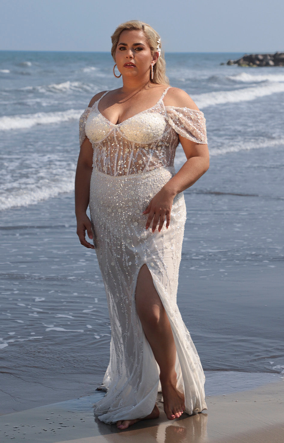 Vestido blanco bride - VESTIDO XL Boutiquemirel 