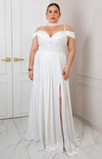 Vestido largo de tirantes