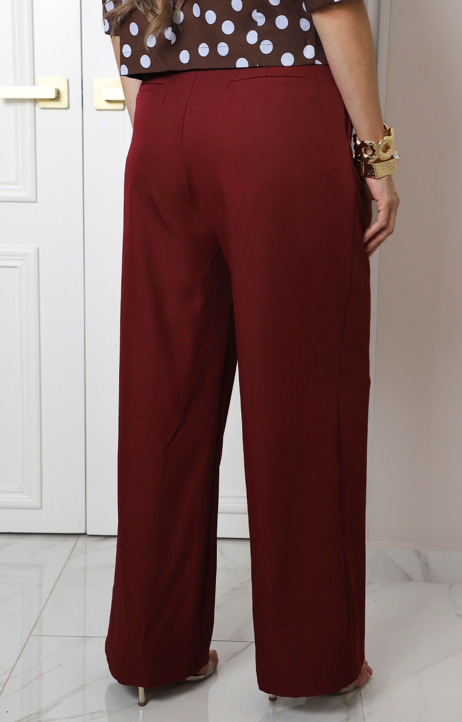 Pantalón sastre de pierna ancha
