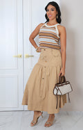 Blusa halter bordada