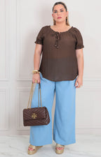 Blusa con lazo