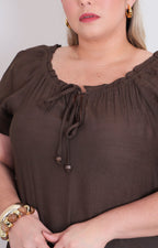 Blusa con lazo