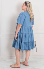 Vestido de mezclilla con botones