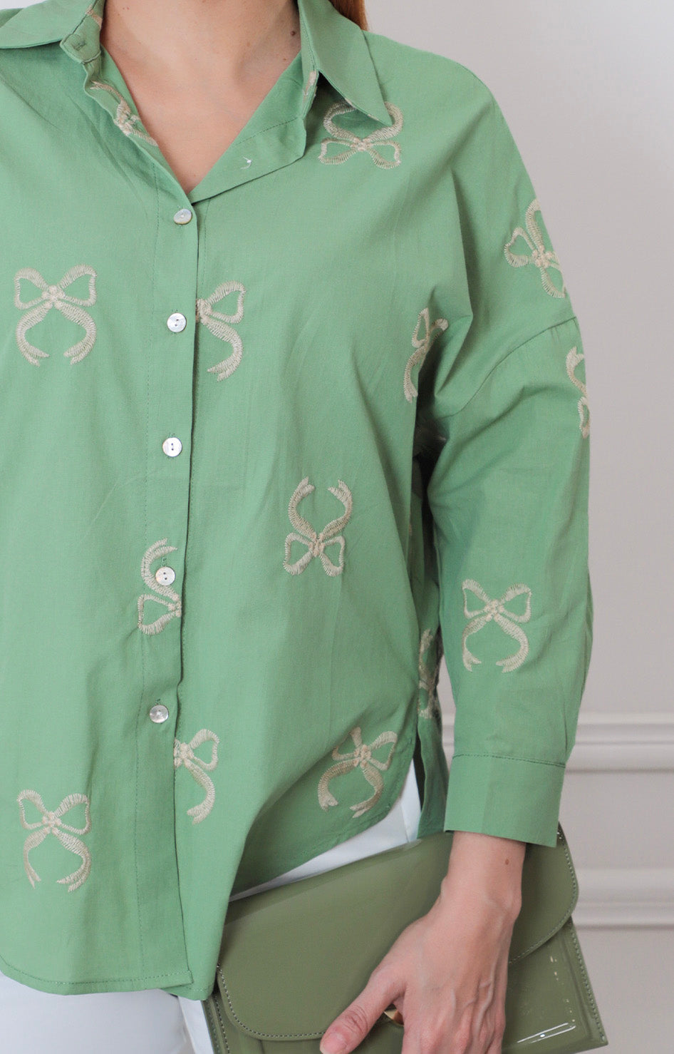 B*4-26*NAANAA*TP1006-8*VERDE - BLUSAS REGULAR Boutiquemirel 