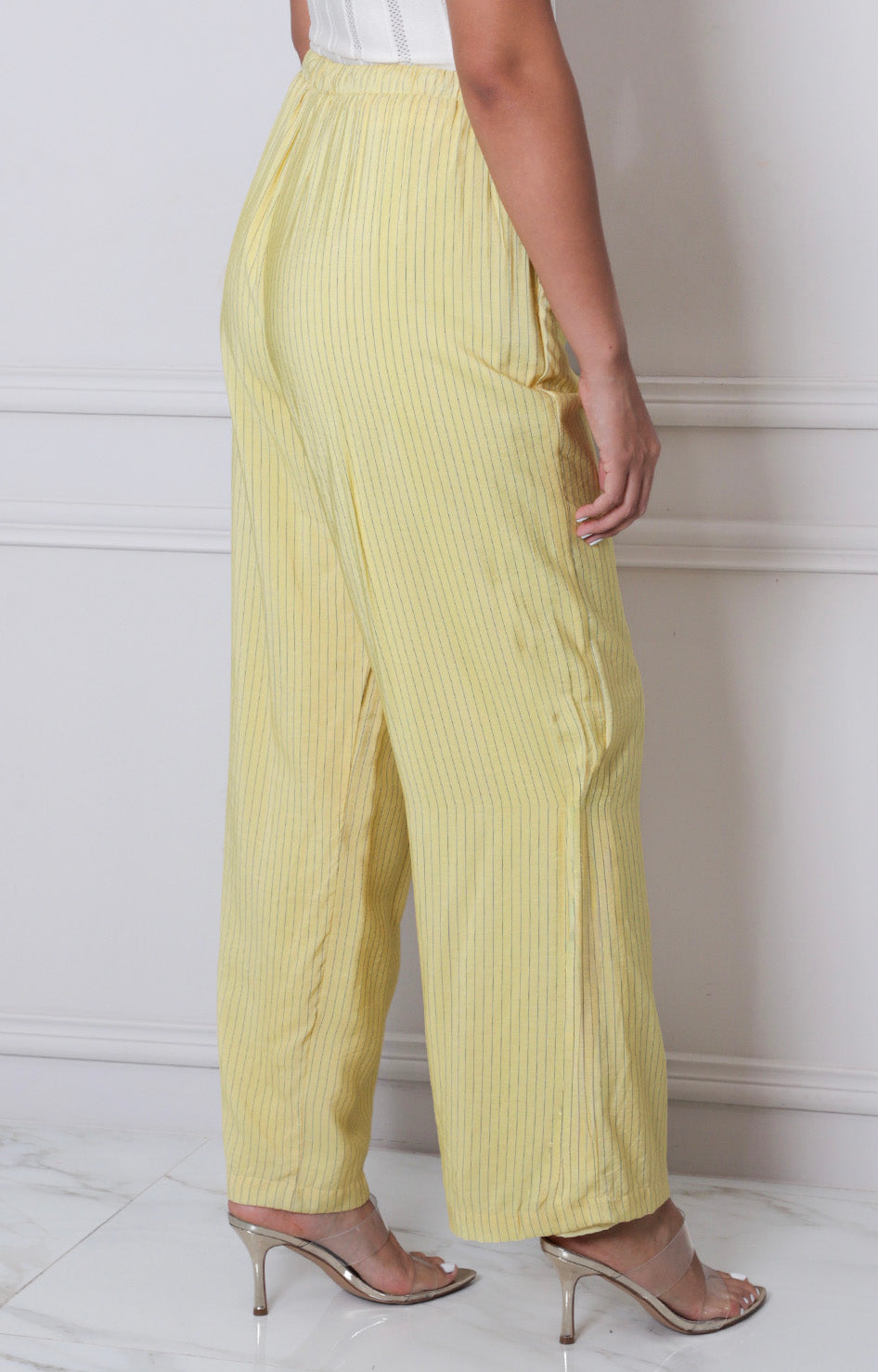 Pantalòn amarillo - PANTALON REGULAR Boutiquemirel 