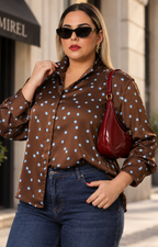Bolsa hobo de charol