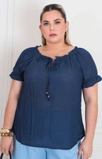 Blusa con lazo