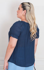 Blusa con lazo