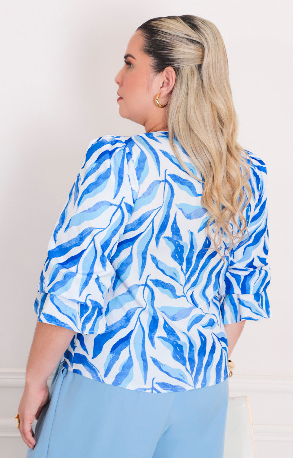 Blusa estampada multicolor