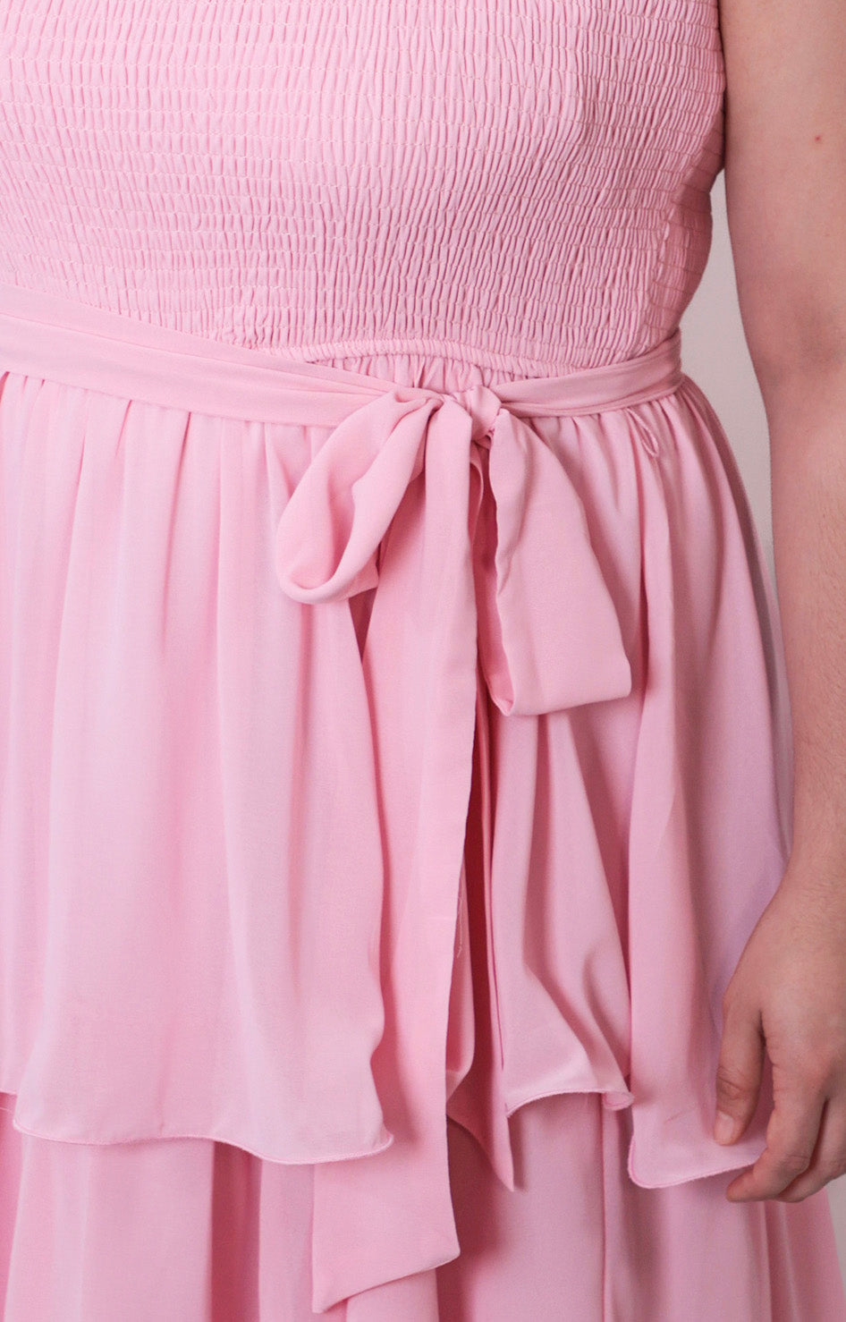 Vestido de tirantes con tablones - VESTIDO LARGO CURVY Boutiquemirel 