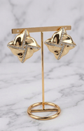 Aretes Dorados con Brillo - ARETE Boutiquemirel 