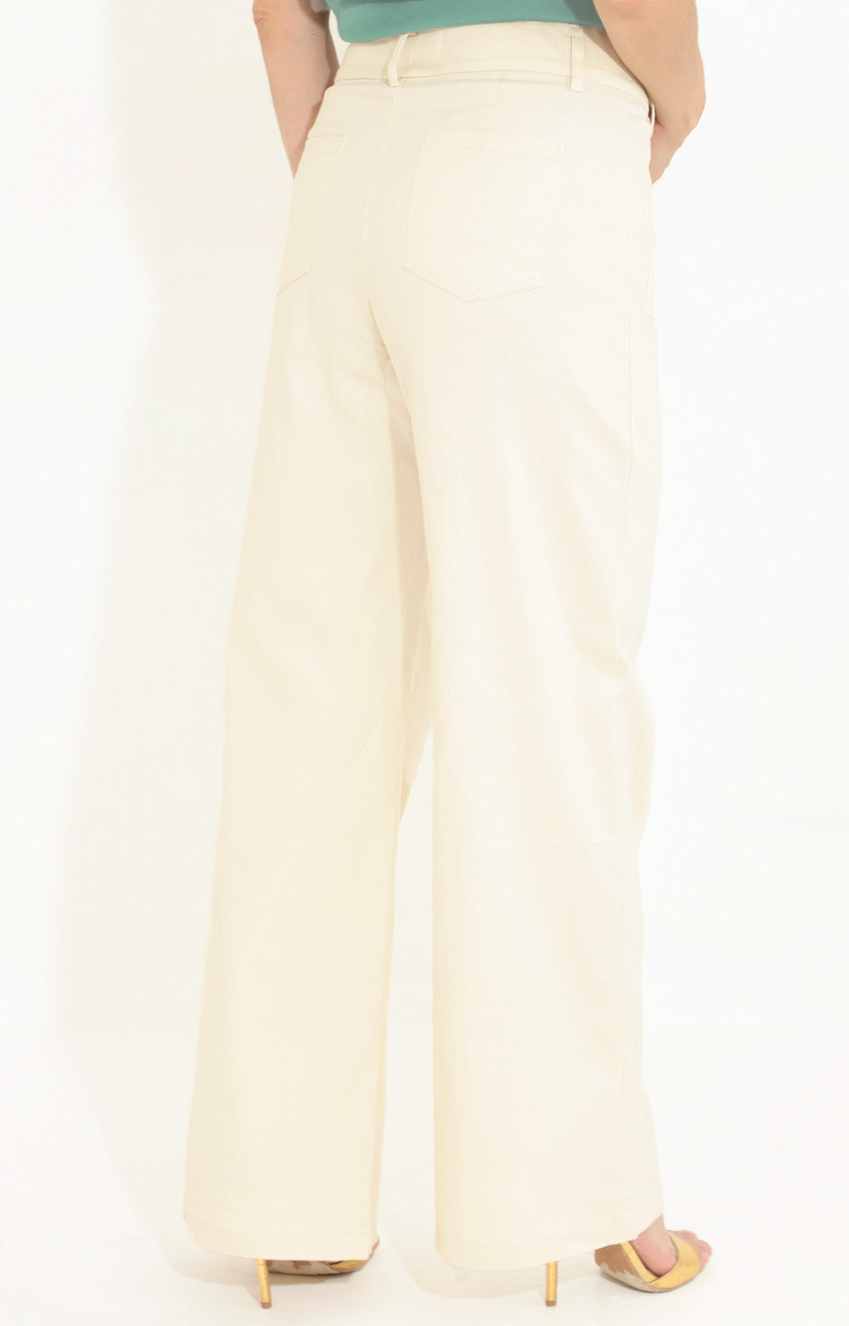 Pantalón flare beige - PANTALON Boutiquemirel 