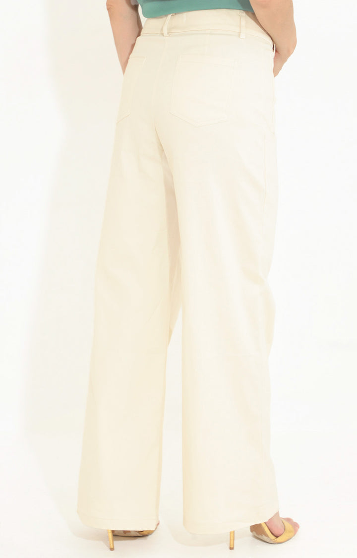 Pantalón flare beige - PANTALON Boutiquemirel 