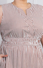 Vestido largo estampado