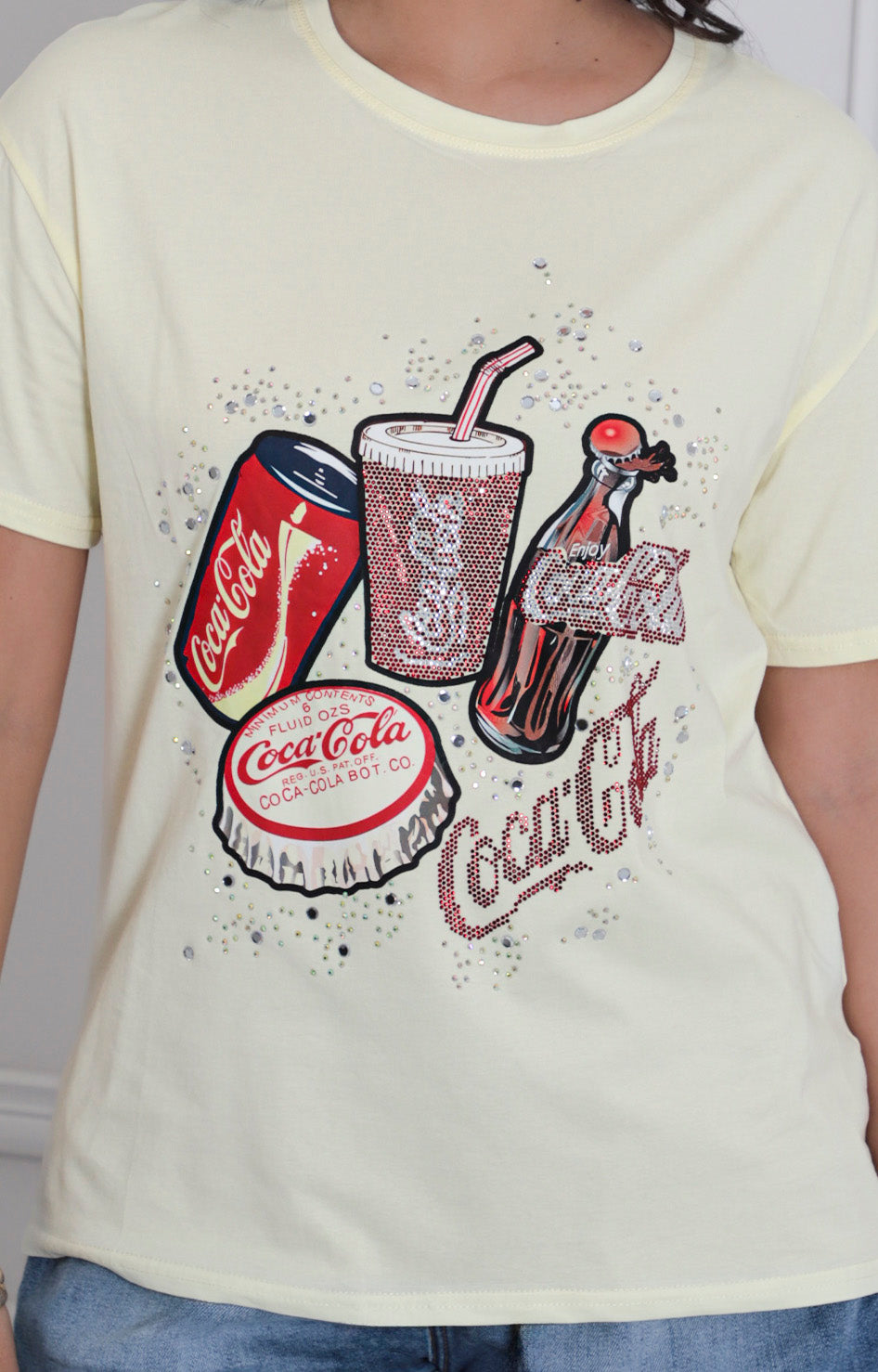 Blusa estampada coca cola - BLUSAS REGULAR Boutiquemirel 