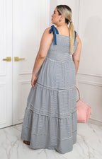 Vestido largo de tirantes