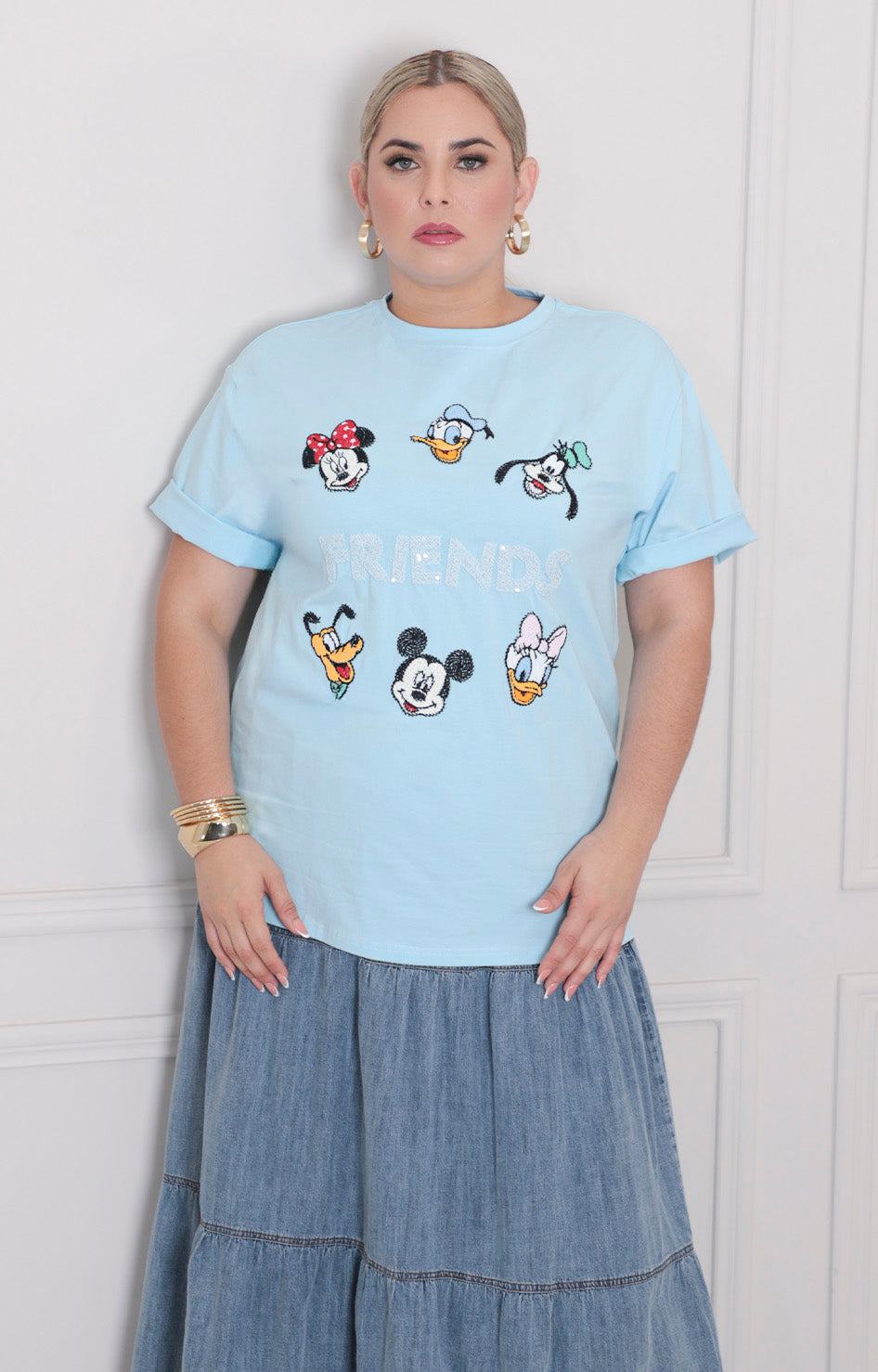 B*3-26*EVERLYNN*A9709*AMARILLO - BLUSAS CURVY Boutiquemirel 