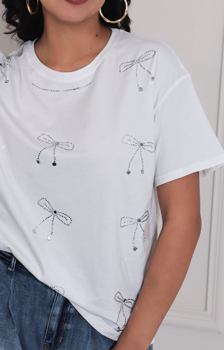 Blusa estampada de moño - BLUSAS REGULAR Boutiquemirel 