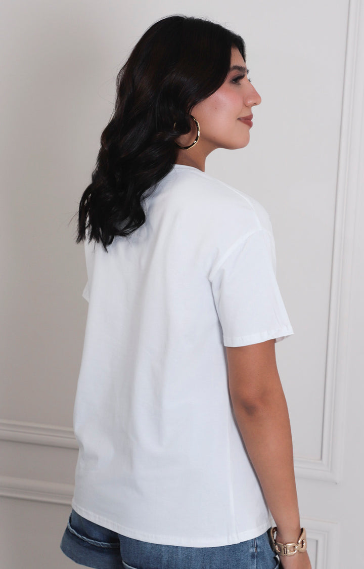 Blusa estampada de moño - BLUSAS REGULAR Boutiquemirel 