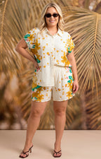 Conjunto beige estampado - CONJUNTO CURVY Boutiquemirel 