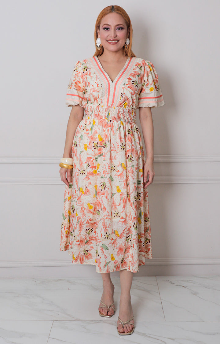 Vestido estampado - VESTIDO LARGO REGULAR Boutiquemirel 