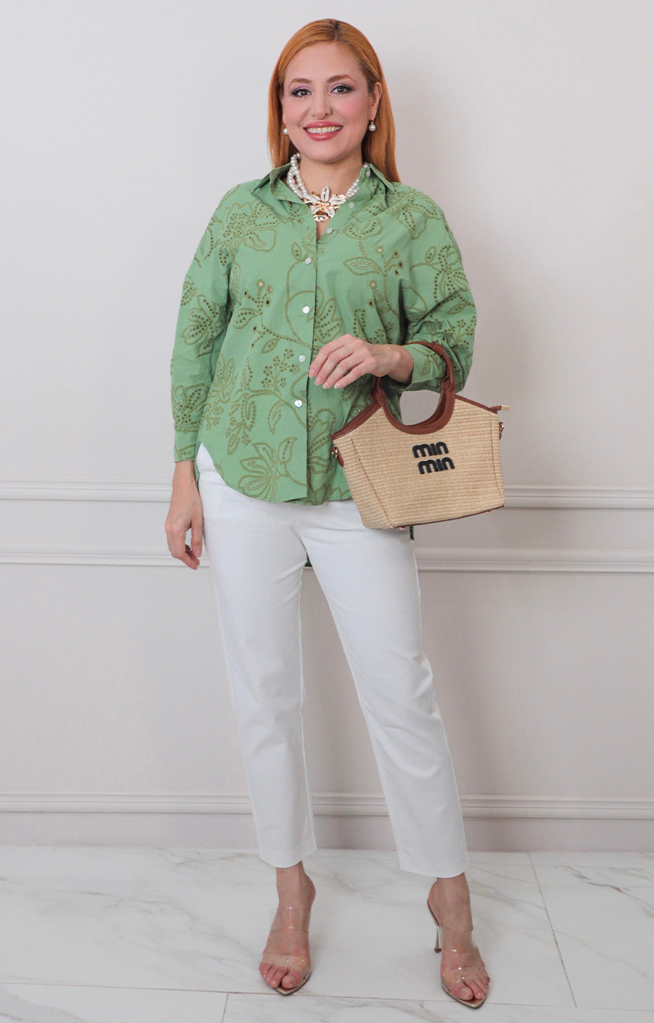 B*4-26*NAANAA*TP1006-8*VERDE - BLUSAS REGULAR Boutiquemirel 