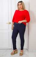 Pantalon con cinturón
