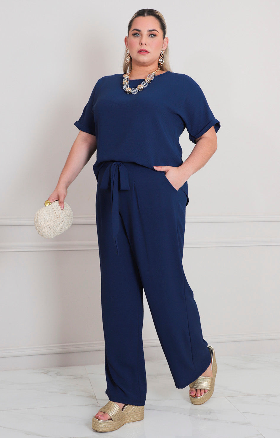 Conjunto azul marino