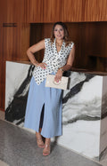 Falda con cinturón y apertura - FALDA REGULAR Boutiquemirel 