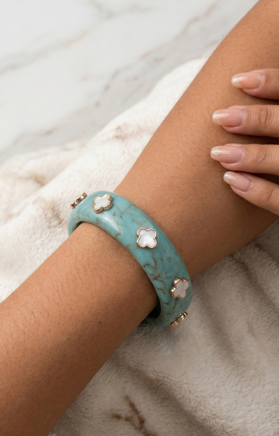 Brazalete con tréboles - PULSERAS Boutiquemirel 