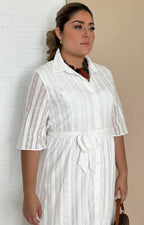 Vestido blanco en encaje - Boutiquemirel