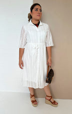 Vestido blanco en encaje - Boutiquemirel