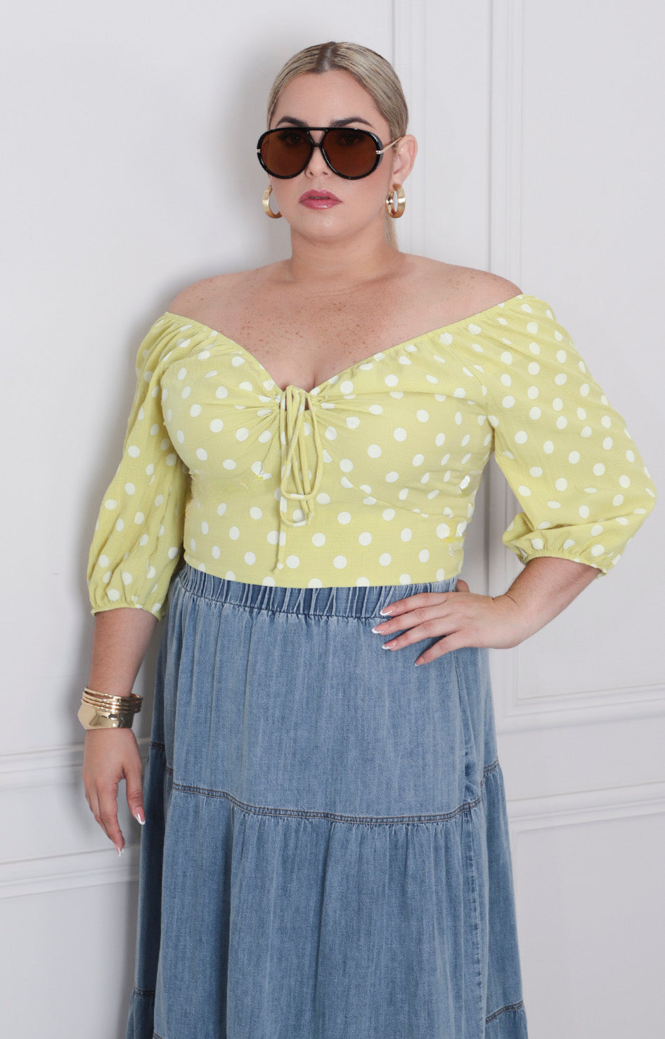 B*3-26*VERXY*JT0683-4*VERDE - BLUSAS CURVY Boutiquemirel 