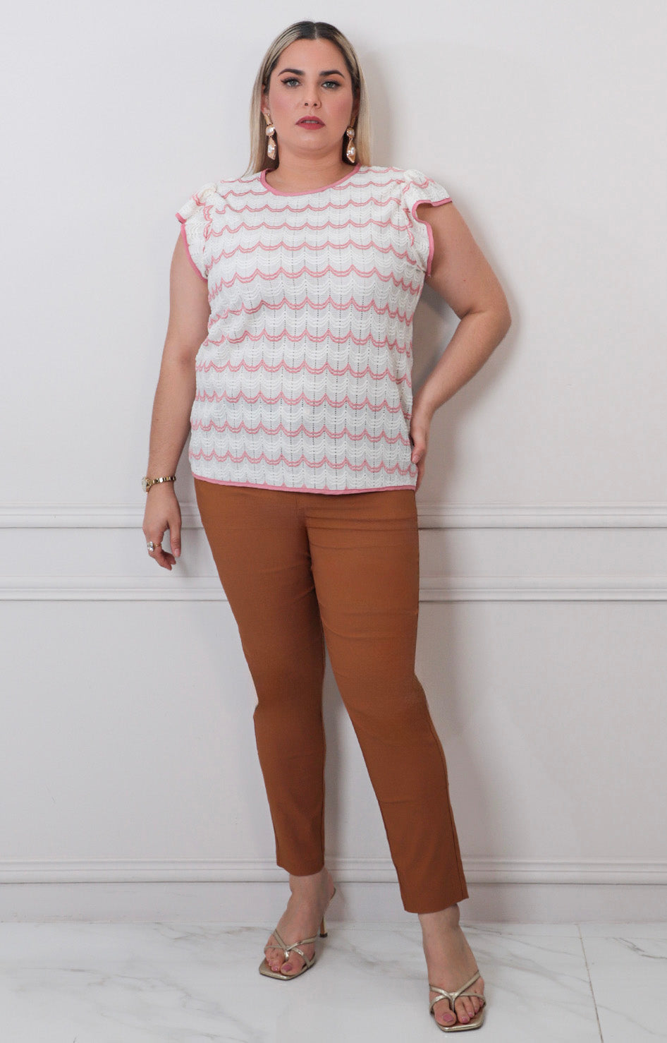 blusa de punto estampada - BLUSAS REGULAR Boutiquemirel 
