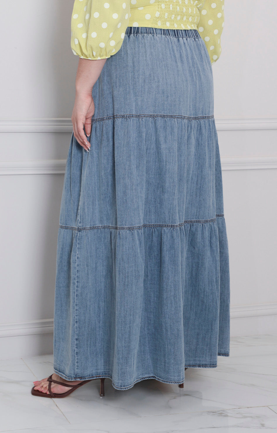 Falda de mezclilla - FALDA MEZCLILLA CURVY Boutiquemirel 