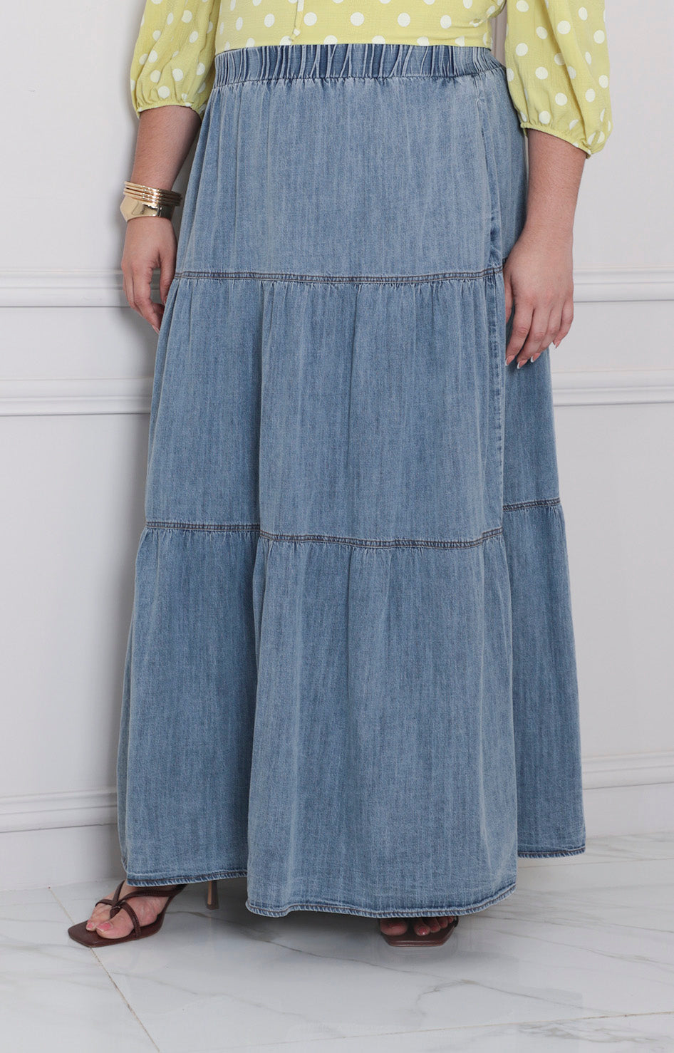 Falda de mezclilla - FALDA MEZCLILLA CURVY Boutiquemirel 