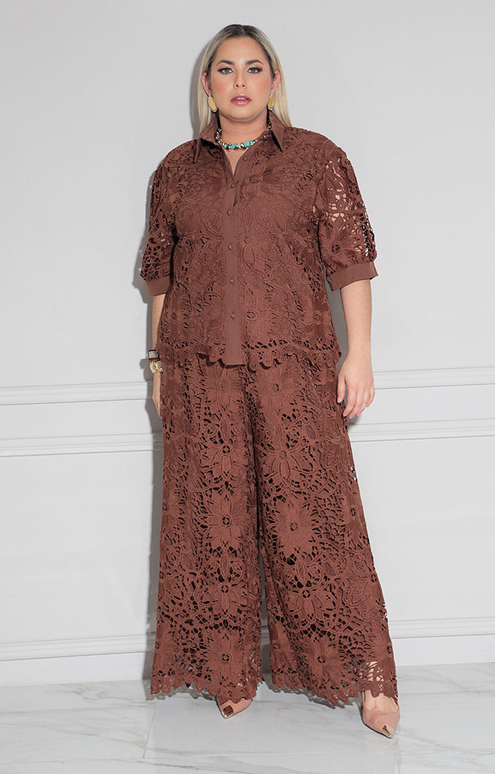 Conjunto café de guipiur