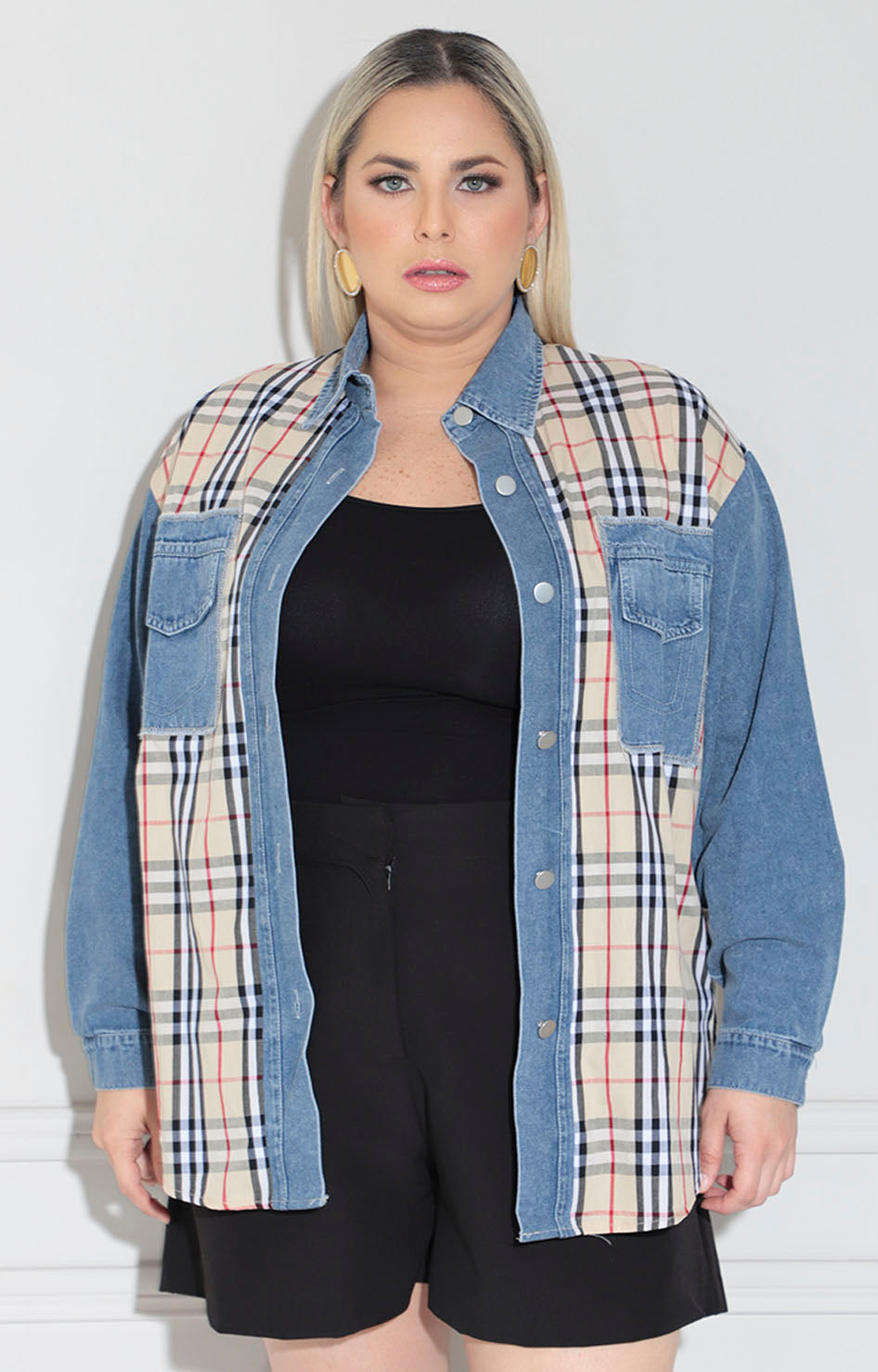 Camisera de mezclilla