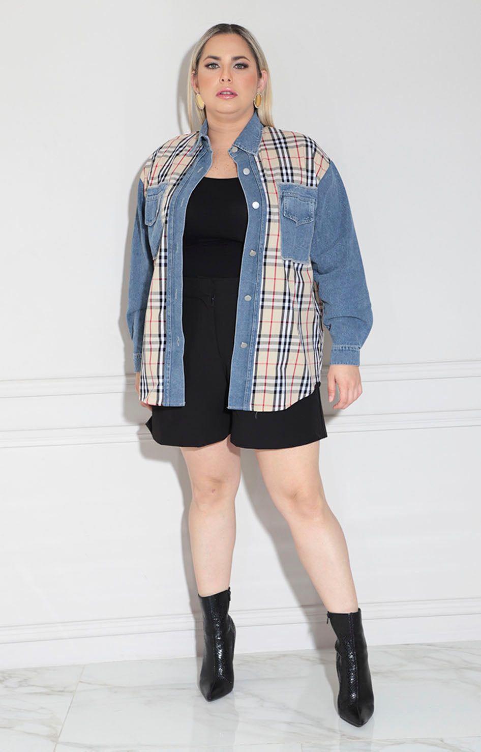 Camisera de mezclilla