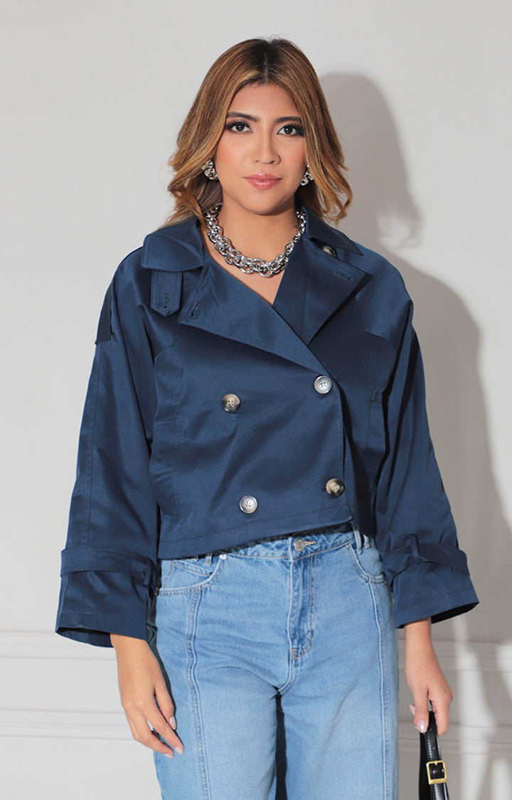 Chamarra azul marino