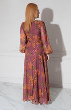 Vestido largo estampado - VESTIDO Boutiquemirel 