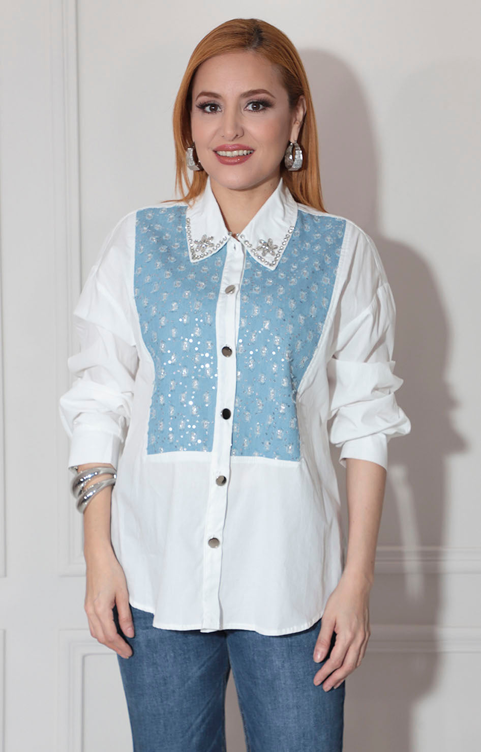 Camisera blanca - BLUSA Boutiquemirel 