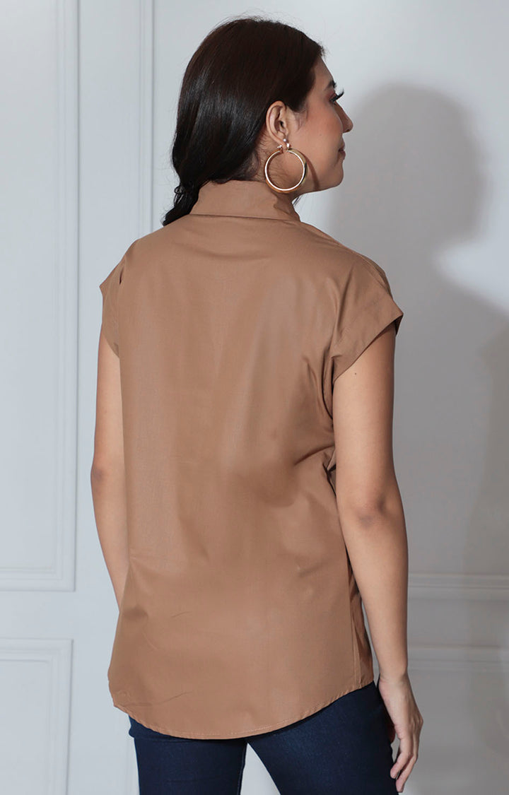 Blusa café - BLUSA Boutiquemirel 