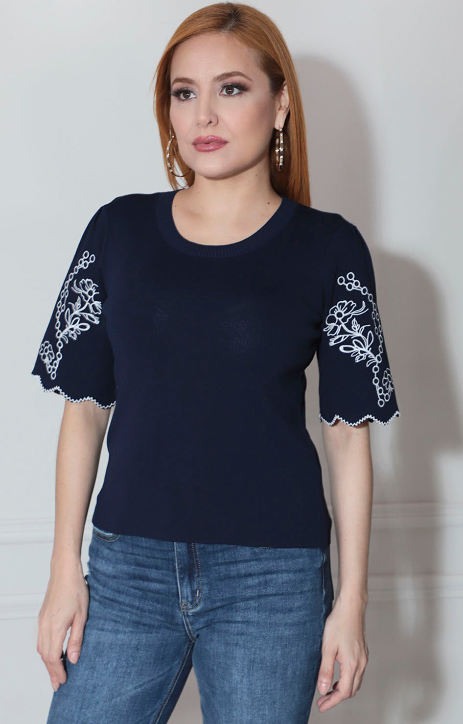 Blusa azul marino - BLUSA Boutiquemirel 