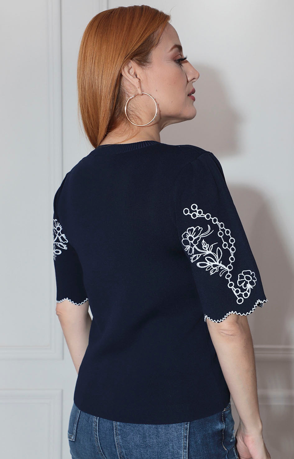 Blusa azul marino - BLUSA Boutiquemirel 