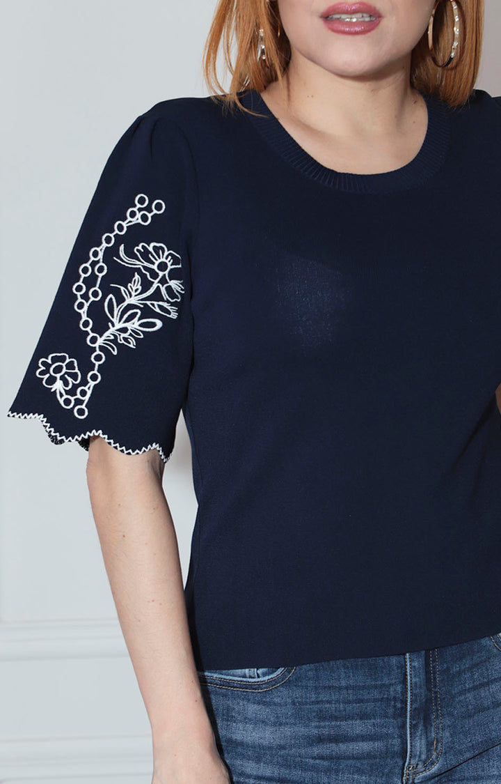 Blusa azul marino - BLUSA Boutiquemirel 